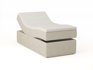 Premium Regulerbar Seng 90x200 - Sand