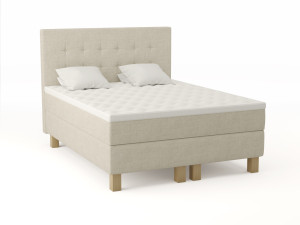 Premium Kontinentalseng 160x200 - Sand