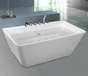 Comfort Frittstående Badekar 170 Cm M/luftbobler