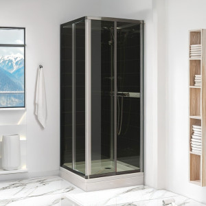 Waterlux Silikonfri Dusjkabinett Firkantet 70x90 / 90x70 Cm