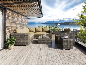 Moonlight Living Sofagruppe I Gråmix Rotting