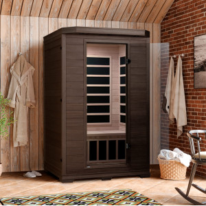 Ideal Sauna Mørk - 2 Personer
