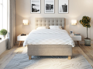 Comfort Kontinentalseng 150x200 - Beige