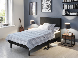 Rammemadrass 120x200, Antrasitt