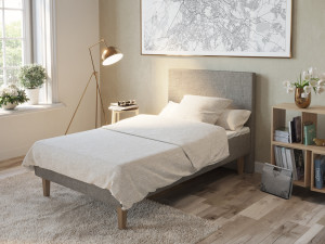Rammemadrass 120x200, Beige