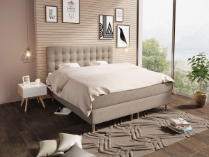 Comfort Kontinentalseng 180x200 - Beige