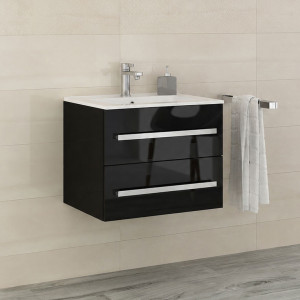 Linda Lux D60 Servantskap Med Vask 60 Cm - Nut K087