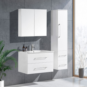 Lindadesign 80 Cm Baderomsmøbel Hvit Matt