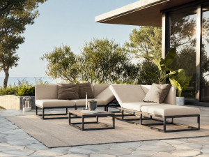 Como Flexi Solseng Med Bord - Beige Puter