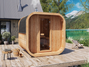 Innvik Badstue 2,2m - Vedfyrt