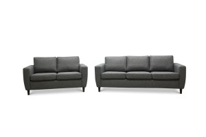 Arendal 3-Sits Och 2-Sits Soffa - Mörkgrå