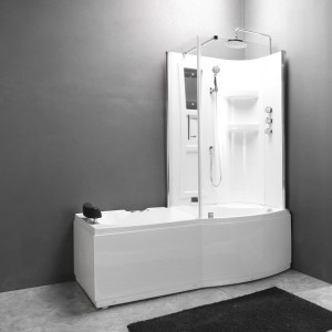Combi 2 Bubbelbad 170 Cm Höger