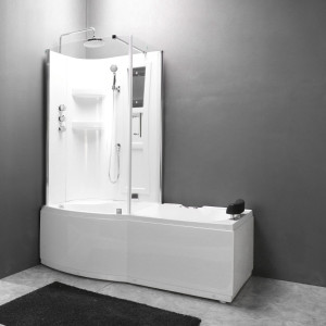Combi 2 Bubbelbad 170 Cm Vänster