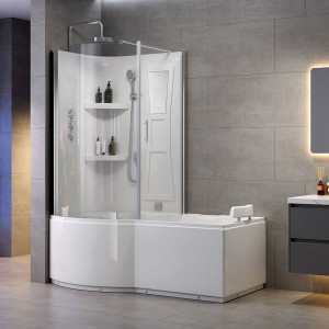 Combi 2 Badkar 170 Cm Vänster