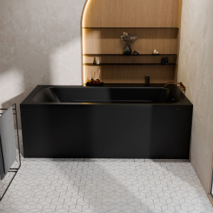 Waterlux Designa Badkar Svart Matt