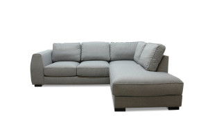 Risör 2a Soffa Med Divan - Ljusgrått