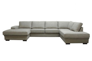 Grimstad D3a U-Soffa Med Divaner - Sand