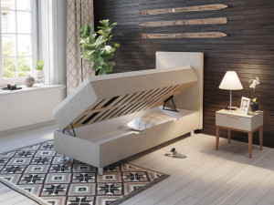 Comfort Säng Med Förvaring 80x200 - Sand