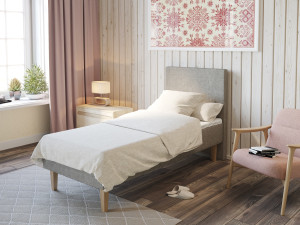 Ramsäng 90x200 - Beige