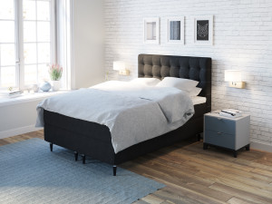 Comfort Kontinentalsäng 150x200 - Antracit