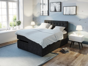 Premium Ställbar Säng 160x200 - Antracit
