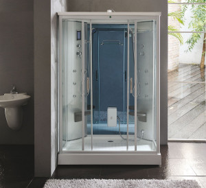 Kypros Ångdusch Vit 140x90
