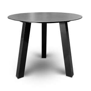 Jamaica Runt Kaffebord 55 Cm I Antracit Aluminium