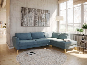 Kragerö Hörnsoffa 3a Höger - Sjöblå