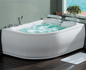 Nilen Bubbelbad Lux 179x129 Vänster