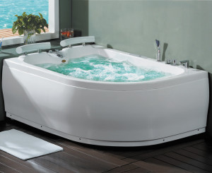 Nilen Bubbelbad Lux 179x129 Höger