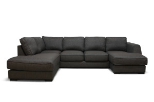 Risör A3d U-Soffa Med Divaner - Brun