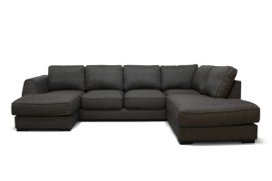 Risör D3a U-Soffa Med Divaner - Brun
