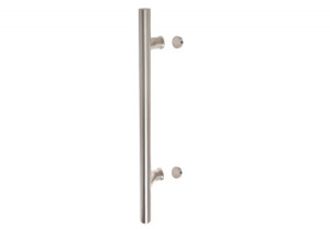 Pochwyt INOX jednostronny odgięty B-Harko fi 32 1000x800 matowy, stal nierdzewna SS304  z elementami montażowymi  w komplecie.