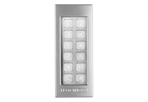 Klawiatura dostępu Locinox SLIMSTONE-2-SILV, wodoszczelna IP68, srebrna