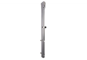 Zamykany rygiel dolny 37 mm Locinox KEYDROP, aluminium (ZILV)