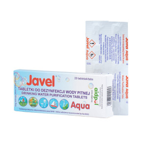 Javel Aqua - Tabletki do uzdatniania wody - Chlorowe - 20 szt. - BU JATB20