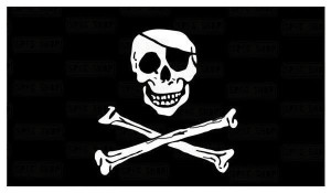FOSTEX - Flaga Pirate Flag - 90x150 cm - 447200-166