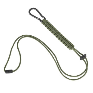 Mil-Tec - Smycz z paracordu - Zielony OD - 15931501