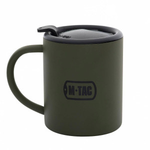 M-Tac - Kubek termiczny z pokrywą - 280 ml - Oliwkowy - 60009001