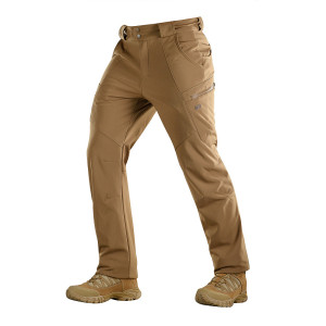 M-Tac - Spodnie taktyczne zimowe Softshell Winter - Coyote - 20306005