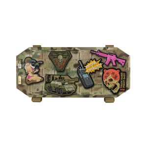 M-Tac - Panel rzepowy na samochodową osłonę przeciwsłoneczną Elite - Multicam - 10023