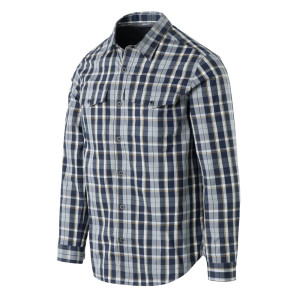 Helikon - Koszula z długim rękawem Concealed Carry - Calm Blue Plaid - KO-CCC-CB-2F