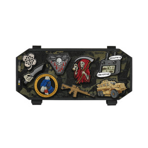 M-Tac - Panel rzepowy na samochodową osłonę przeciwsłoneczną Elite - Multicam/Czarny - 10550208