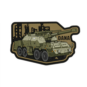 M-Tac - Naszywka Morale Patch 3D Dana - PVC - Coyote/Zielony - 51348423