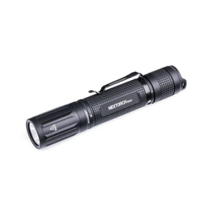 NEXTorch - Latarka taktyczna LED E52 C z akumulatorem 4800 mAh - 3000 lm - Czarna - E52C