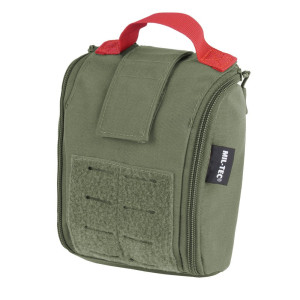 Mil-Tec - Apteczka zrywana IFAK Pouch Laser Cut - Zielony OD - 13491001