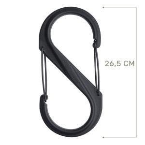 Nite Ize - Karabińczyk S-Biner #10 Plastic Black Gate - Czarny - SBP10-03-01BG