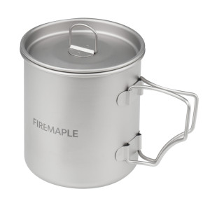 Fire Maple - Kubek turystyczny Alti - 600 ml - Tytanowy