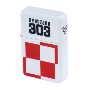 Tasman - Zapalniczka benzynowa - Dywizjon 303 Szachownica - Biały/Czerwony - Q310082