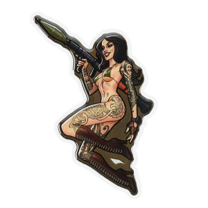 M-Tac - Naklejka Tactical girl #9 RPG Skandinavik - PVC - 7956